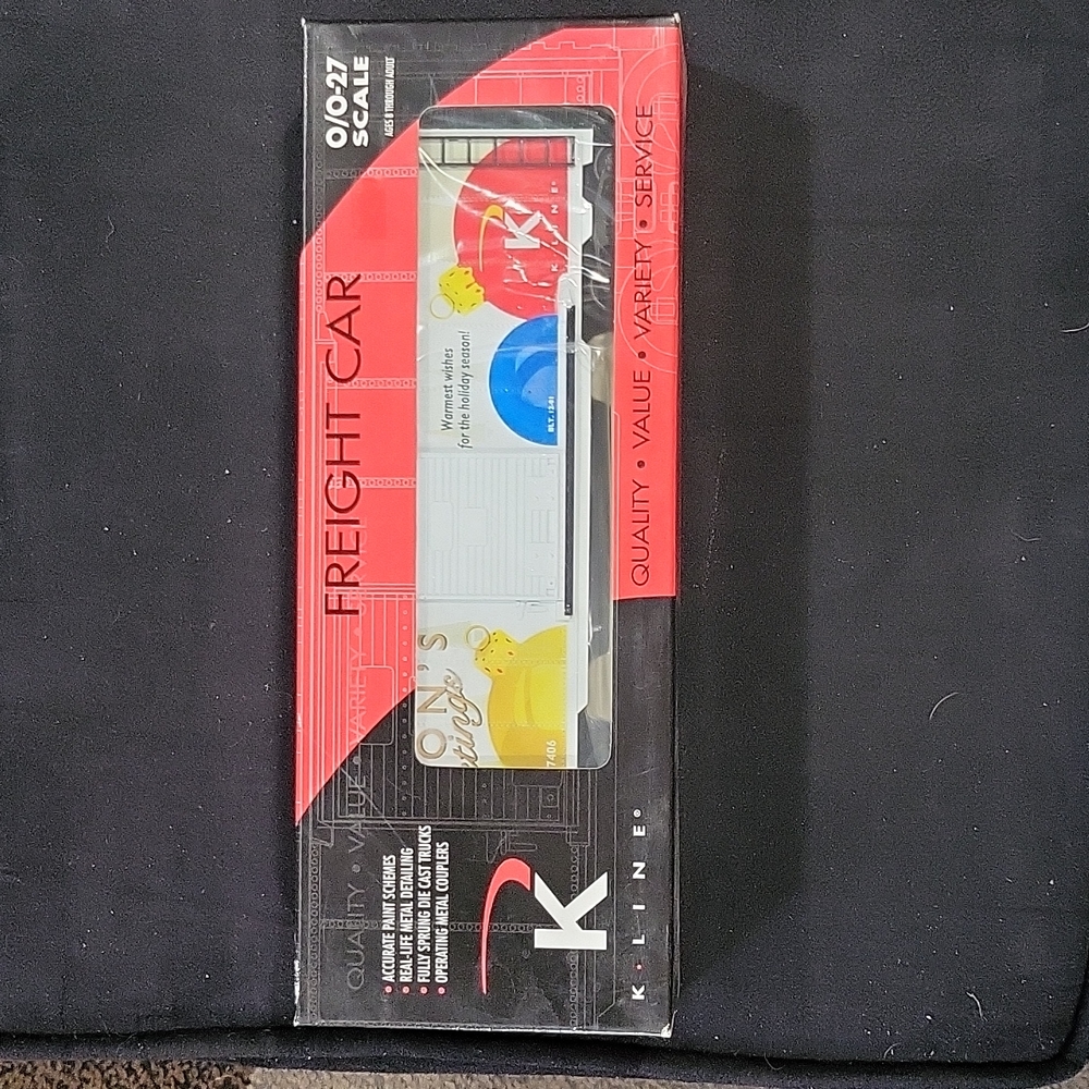 K Line 2001 O Gauge Christmas Boxcar